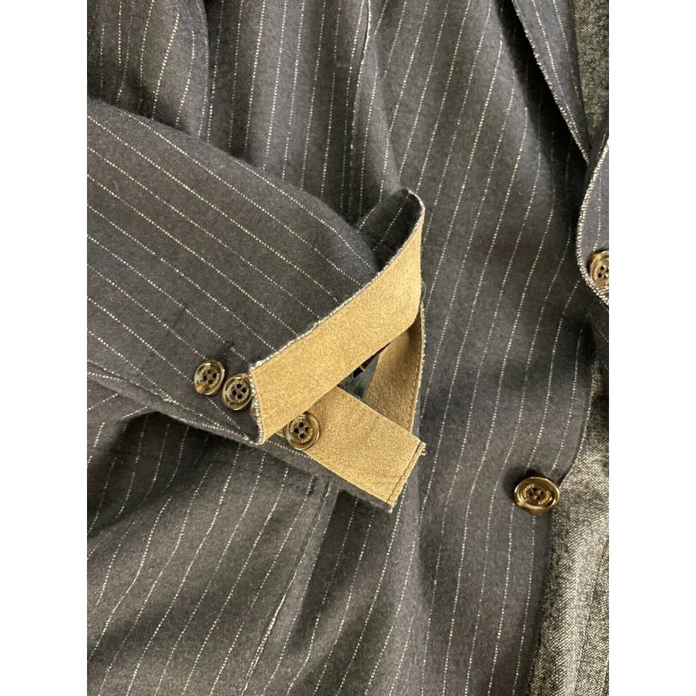 ELEVENTY made in italy Double Faced Jersey Jacket in Pinstripe Size 44 $1195 - Picture 6 of 11